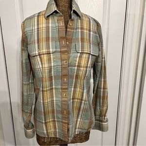 Lauren Ralph Lauren Plaid Button Up shirt , Sz S